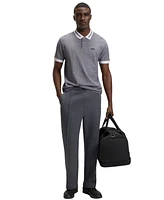 Boss by Hugo Men's Dot Print Cotton-Pique Polo Shirt