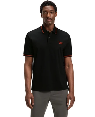 Porsche x Boss Men's Cotton Moisture Control Polo Shirt