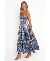 Petal and Pup Women's Darina Strapless Midi Dress