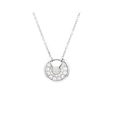 Pre-Owned Cartier Xs Amulette de Cartier Pendant Necklace 18K White Gold and Pave Diamonds
