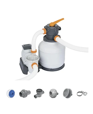Bestway 58500E Flowclear 2200 Gallon Sand Filter Pump for Above Ground Pools