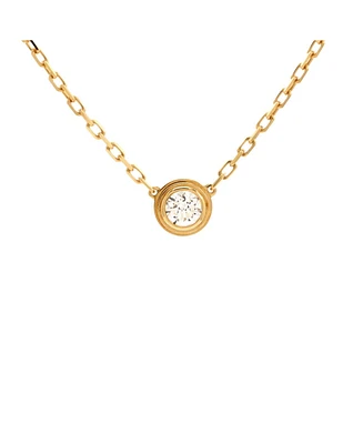 Pre-Owned Cartier D'Amour Pendant Necklace 18K Gold Diamond