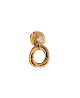Pre-Owned Cartier Trinity Dangle Earrings 18K Tricolor Gold with Diamond