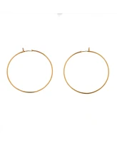 Pre-Owned Tiffany & Co. Elsa Peretti Diamond Hoop Earrings 18K Rose Gold with Diamonds