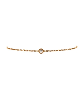 Pre-Owned Cartier Small D'Amour Bracelet 18K Rose Gold and Diamond