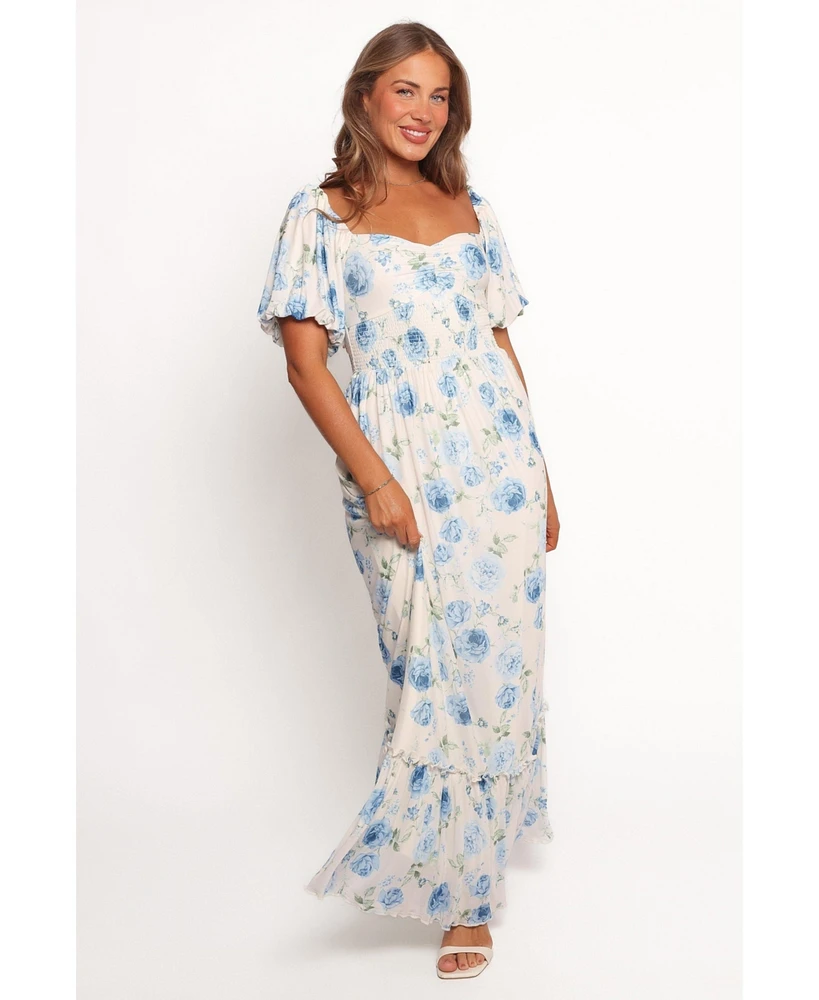 Petal and Pup Women's Devon Maxi Short Sleeve Dress