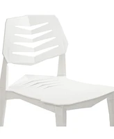 Plastic Outdoor Dining - Matisse Polypropylene All-Weather Patio for the Kitchen, Porch