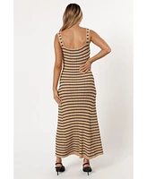 Petal and Pup Women's Henry Striped Midi Dress