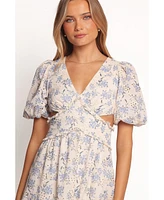 Petal and Pup Women's Jemima Puff Shoulder Maxi Dress