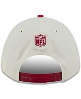 New Era Men's Cream/Cardinal Arizona Cardinals 2025 Nfl Draft 9FORTY A-Frame M-Crown Adjustable Hat