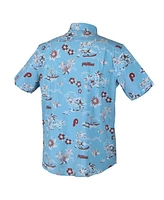 Reyn Spooner Men's Light Blue Philadelphia Phillies Kekai Button-Down Shirt