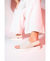 Londoi Elastic Strap Leather Sandal (Women)