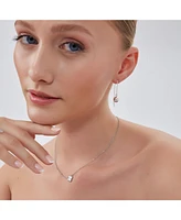 Spero London Bead Sphere Chained Drop Sterling Silver Earring