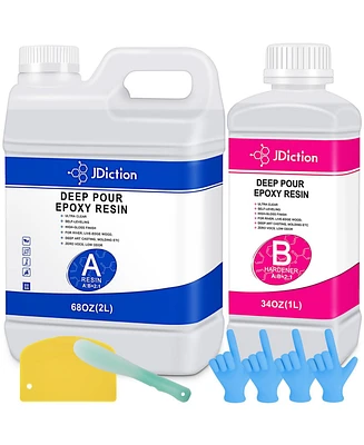 Crystal Clear Deep Pour Epoxy Resin Kit
