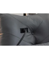 Power Glider Swivel Recliner with Usb Charge and Lamp