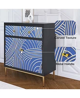 Accent Cabinet with 2 Doors,1Drawer and Adjustable Shelf for Living Room, Hallway, Entryway, Dining Room, Bedroom