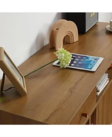Modern 3D Edge Turntable Cabinet: Stylish Storage Solution for Music Enthusiasts
