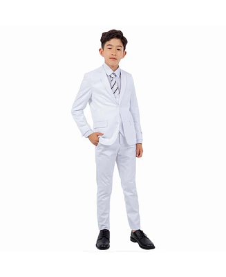 Stacy Adams Big Boys White 5 Pc Suits