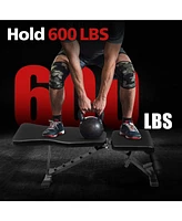 Weight Bench for Full Body Workout, Adjustable Strength Training Sit-up Chair