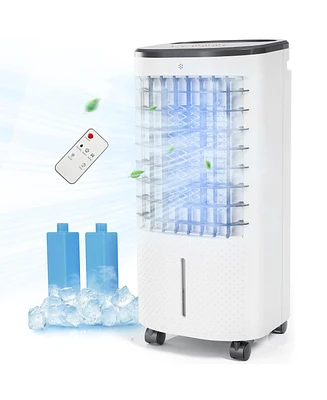 3-in-1 Evaporative Portable Air Cooler Fan & Humidifier, 6L Water Tank, 3 Speeds