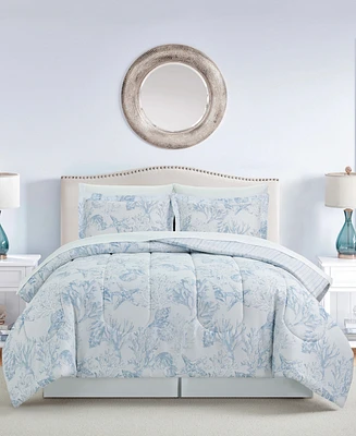 Sunham Coastal Coral 8-Pc. Comforter Sets