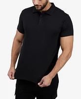 X-Ray Men's Short Sleeve New Rib Polo Shirt