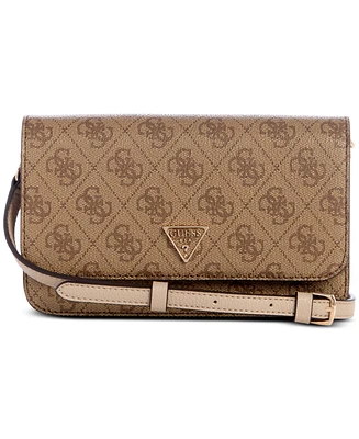 Guess Noelle Ii Mini Flap Logo Crossbody Bag