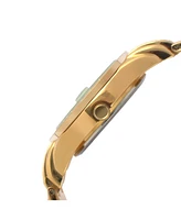 Peugeot Womens Round Gold Luxury Status Swarovski Crystal Bracelet Watch