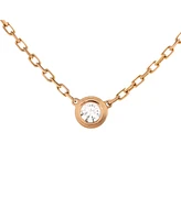 Pre-Owned Cartier Cartier D'Amour Pendant Necklace 18K Rose Gold with Diamond
