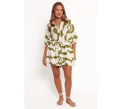 Petal and Pup Women's Sheily Tie Waist Playsuit