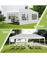 10x20FT Wedding Tent with Sidewalls - Outdoor Party