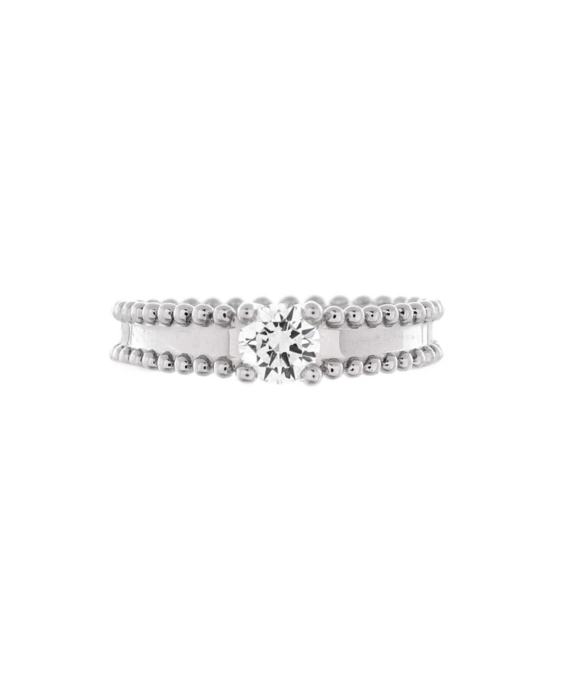 Pre-Owned Van Cleef & Arpels 0.32CT Estelle Solitaire Ring Platinum with Rbc Diamond G/VVS1