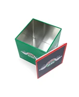 Friends Central Perk 4-Inch Tin Storage Box Cube Organizer with Lid | Basket Container, Cubby Cube Closet Organizer, Home Decor Accessories | Nostalgi