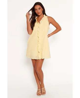 Petal and Pup Women's Cassandra Ruffle Mini Dress