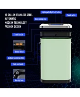 50L Smart automatic Trash Cans - Full Intelligent Sensor -Mint Green