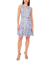 Vince Camuto Women's Printed Fit & Flare Dress