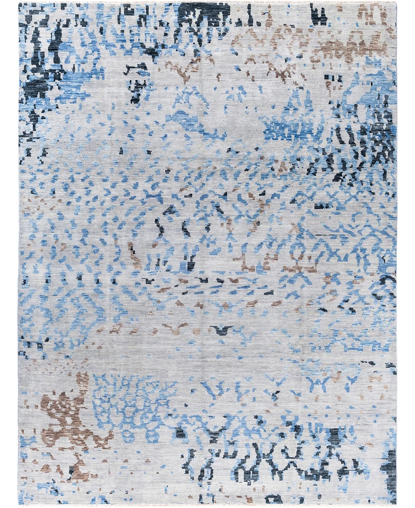 Adorn Hand Woven Rugs Indo Ganga M7036 9'1"x12'1" Area Rug