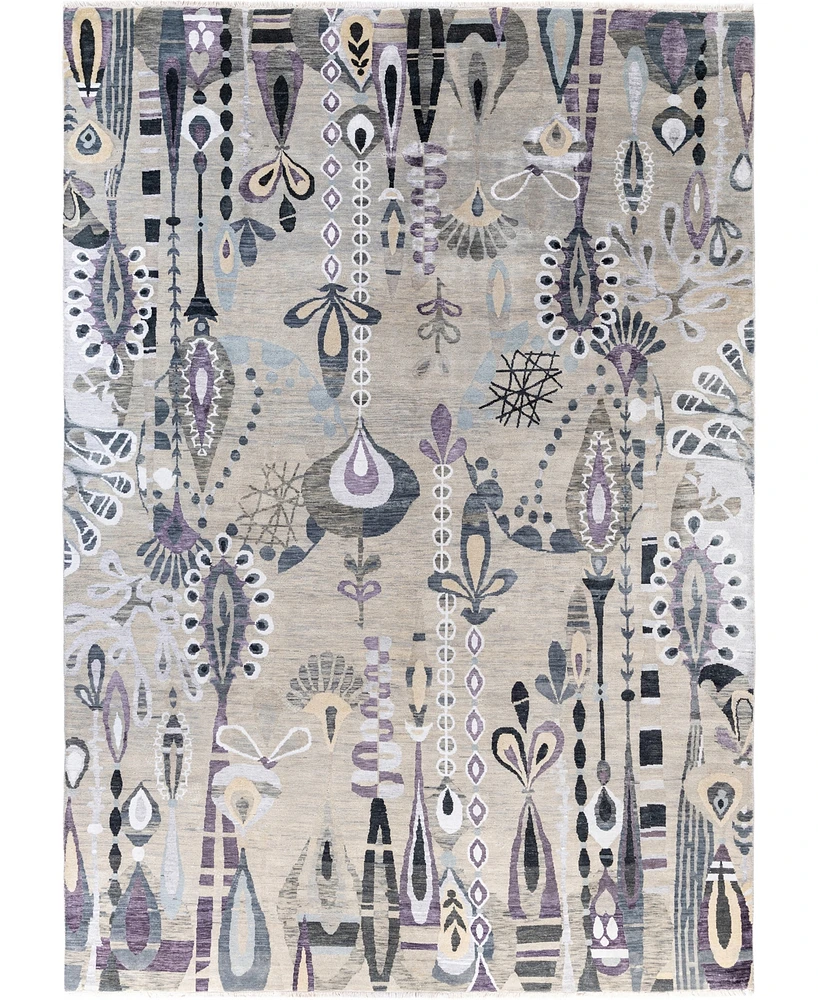 Adorn Hand Woven Rugs Indian Oak M6264 9'x12'7" Area Rug