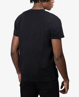 heads or tails Men's Crown Skull Rhinestone Crew T-Shirt