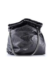 Pre-Owned Balenciaga Medium Crush Chain Tote Leather