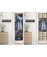 Sorbus 11 Inch Foldable Fabric Storage Cube Bin with Handles - for Organizing Pantry, Closet, Nursery, Playroom