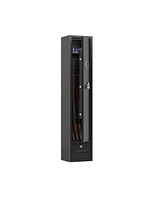 4-Gun Rifle Safe with Digital Lock & Storage