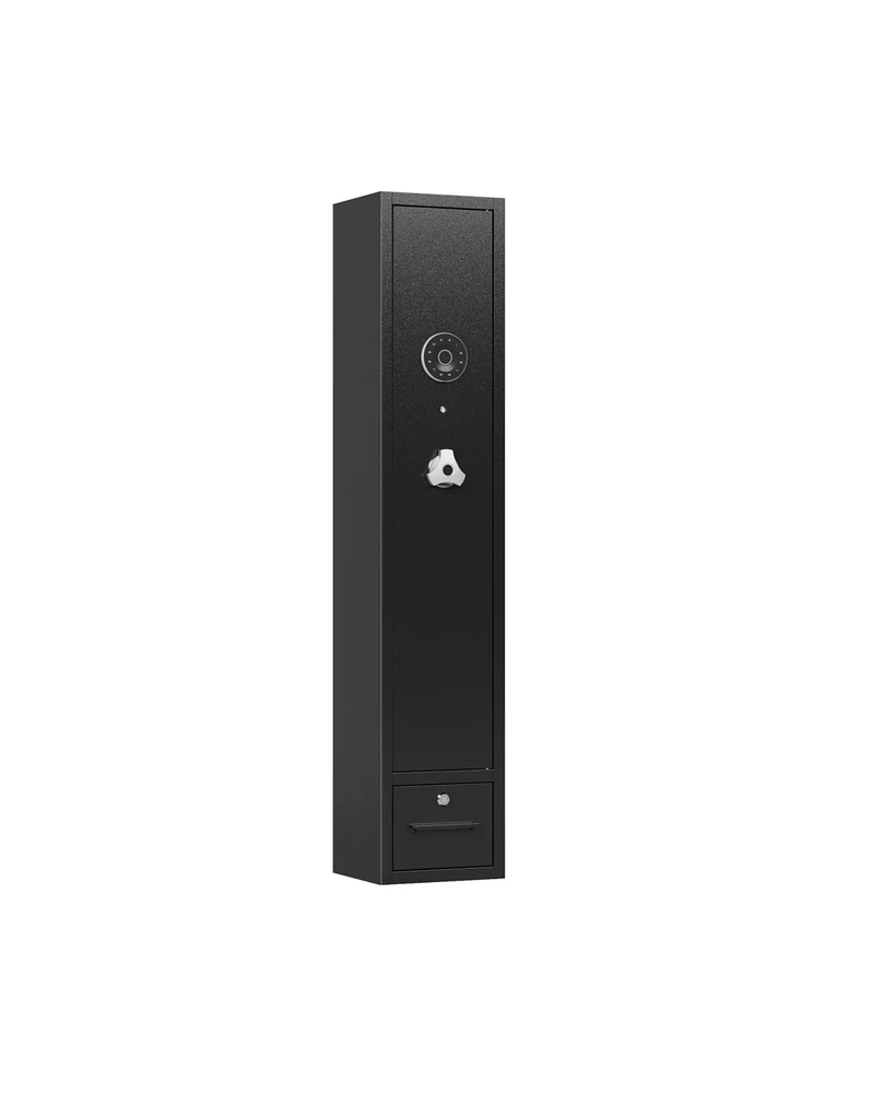 4-Gun Rifle Safe with Digital Lock & Storage