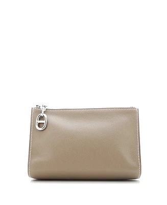 Pre-Owned Hermes Pm Zipengo Pouch Evercolor