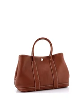 Pre-Owned Hermes 30 Garden Party Tote Leather