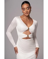 Jluxlabel Women's Soiree Cutout Maxi Dress