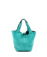 Pre-Owned HERMES Pm Picotin Lock Bag Clemence