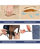 Patio Furniture Cover with Padded Handle and Click-Close Straps-77 x 43 x 30 inches