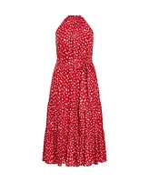 City Chic Plus Kiana Print Maxi Dress