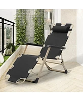 deck chair black